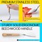 MEEDEN 5 Pieces Painting Knives, Stainless Steel Spatula Palette Knives Oil Paint Metal Pallet Knife with Wood Handle Art Tools for Watercolor Oil Acrylic Paint
